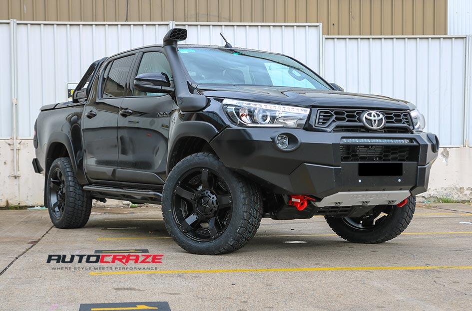 TOYOTA HILUX N80 RUGGED X ROCKSTAR XD 2 MATTE BLACK